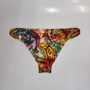 Ed Hardy Multicolor Bikini Bottom